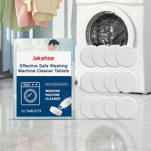 12pcs Effective Safe Washing Machine Cleaner Tablets D3P7 L9S6