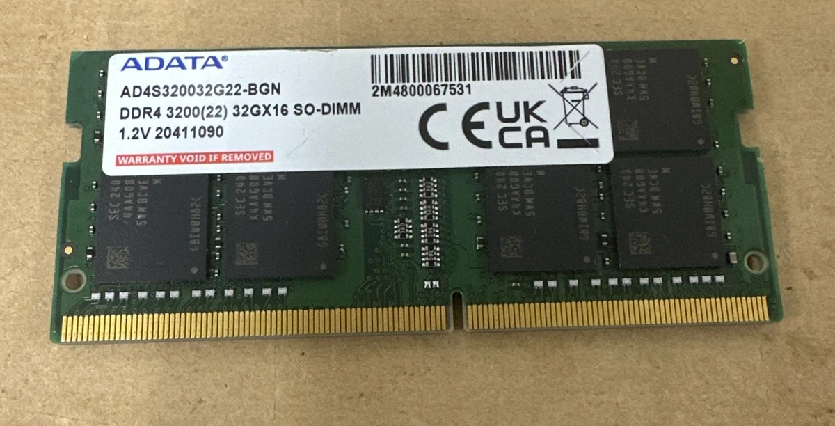32GB SO-DIMM Computer DDR4 SDRAM for sale | eBay