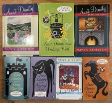 Mixed Lot of 7 'AUNT DIMITY' Mystery Novels by Nancy Atherton ~ 3HC & 4 PB