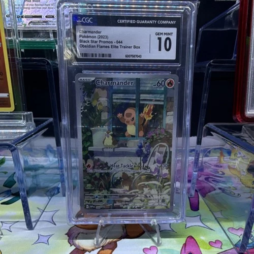 Pokémon Charmander Holo Promo CGC 10 #044 Sv: Scarlet & Violet 2023