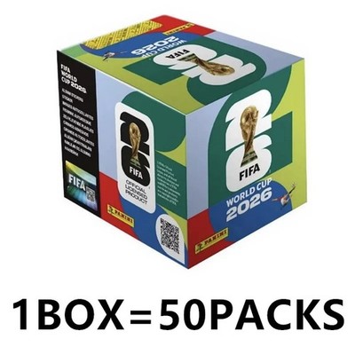 World Cup 2026 Football Sticker Collection 50 Pack Bundle Player Cards Lot