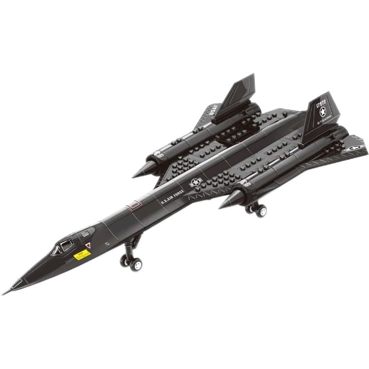 Samky SR-71 Blackbird Military Aircraft Building Blocks Set 183pcs Jet Model Toy