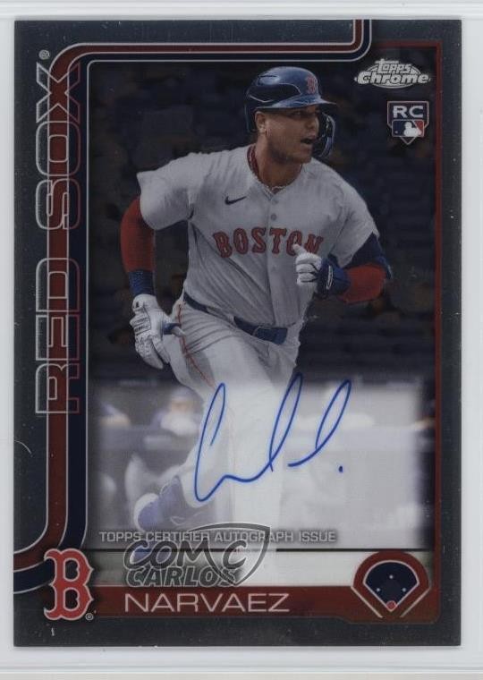 2025 Topps Chrome Rookie Auto Carlos Narvaez #RA-CAN Auto RC