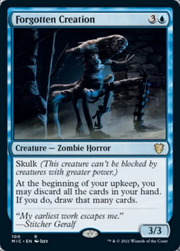 Forgotten Creation [Innistrad: Midnight Hunt Commander] Magic MTG