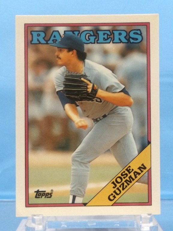 1988 Topps Tiffany #563 - Jose Guzman - Texas Rangers - Near Mint
