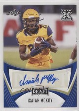 2021 Leaf Draft Auto Blue Isaiah McKoy #BA-IM2 Auto 0w8