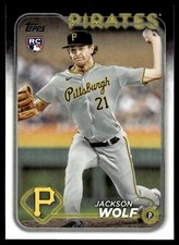 Jackson Wolf RC 2024 Topps #523 Pittsburgh Pirates 26848 Baseball Card