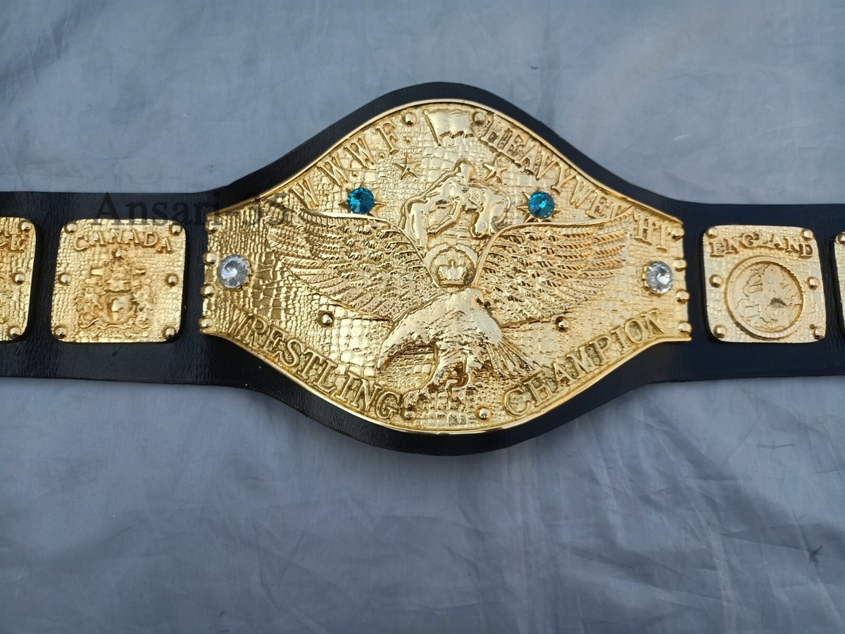 WWWF Heavyweight Wrestling Champion 3D Dye Casted Belt