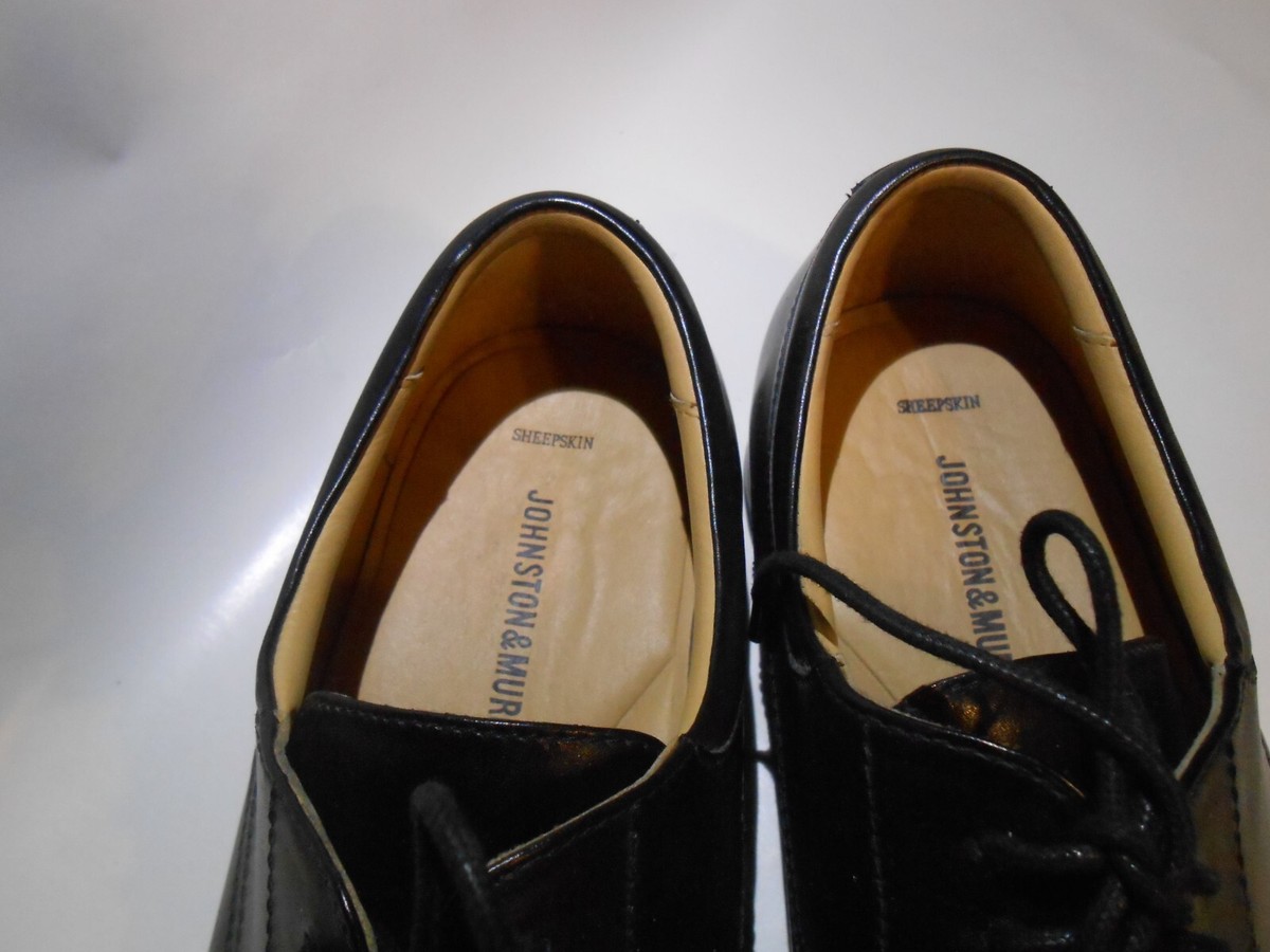 Johnston & Murphy Sheepskin‎ Mens Dress Lace Up Shoes Size 9M Black 20-7427 Johnston & Murphy Samford 20-7427 Mens Size 12 M Derby Dress  main image 4