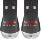 LOT OF 2 - SANDISK Micro SD to USB Memory Card Adapter Reader