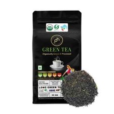 Organic Green Tea Leaves 50gm Free Shipping World Wide