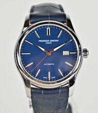 FREDERIQUE CONSTANT AUTOMATIC SWISS BLUE CLEAR VISION WATCH FC-303X6B44/6 RARE