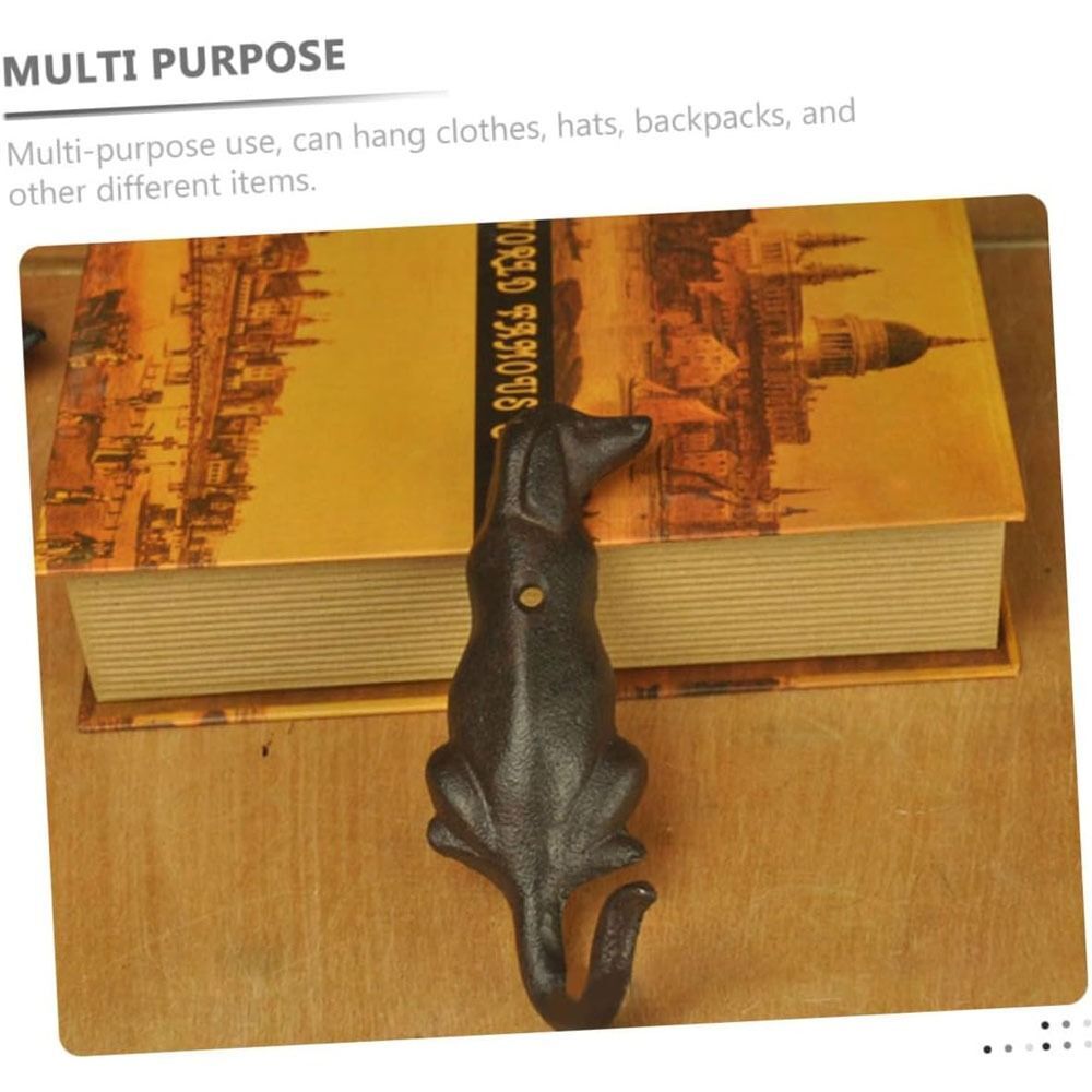 Iron Towel Hooks Black Hanging Clothes Portable Coat Hook For Clothes