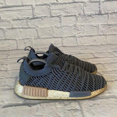 ADIDAS Boost NMD-R1 Blue Knit Sneakers Shoes ADIDAS Boost NMD-R1 Men main image 3