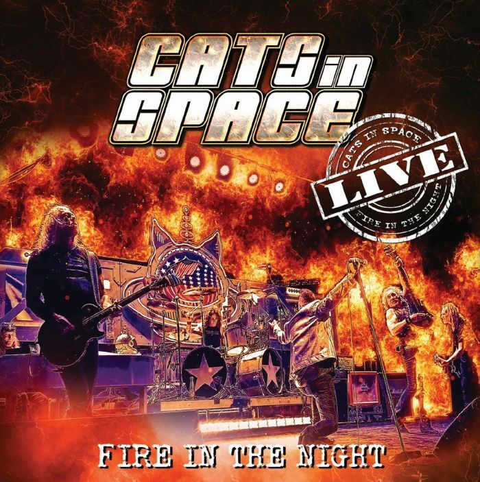 Cats In Space Fire in the Night: Live (Vinyl LP) 12" Album Coloured Vinyl