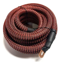 20ft BLACK/RED SNAKESKIN OFC Wire Strands Copper Marine Cable  AWG 4 Gauge