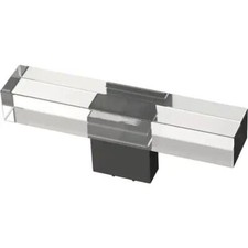 As-Is 3" Deco Square Acrylic T-Knob Black