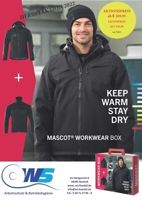 Mascot Workwear Box: Hard Shell Jacke + Weste, Gr. S