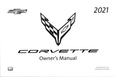 NEW PRINTED BOOK 2021 Chevy Corvette C8 Owner's User's Manual Guide 619B