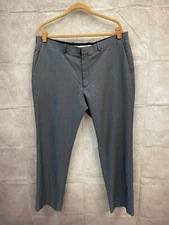 Perry Ellis Portfolio Modern Fit Men’s Gray Dress Pants Size 38