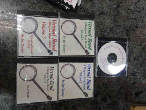 Virtual Band Banjo 4 Books and 5 CDS Bluegrass Banjo Method - Foto 19 di 21