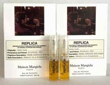 2 Maison Margiela Replica Jazz Club Eau de Toilette EDT Sample Spray .04oz 1.2ml