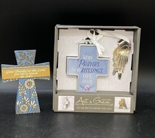 Art A Gram When Prayers Go Up Blessings Come Down Plaque & Cross