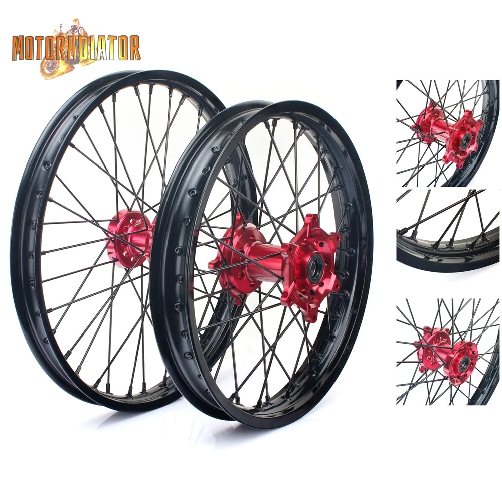 For Honda CRF250R CRF450R 2013-2023 MX Front Rear Wheel Hub Rims