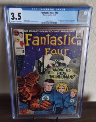 FANTASTIC FOUR # 45 3.5 CGC 