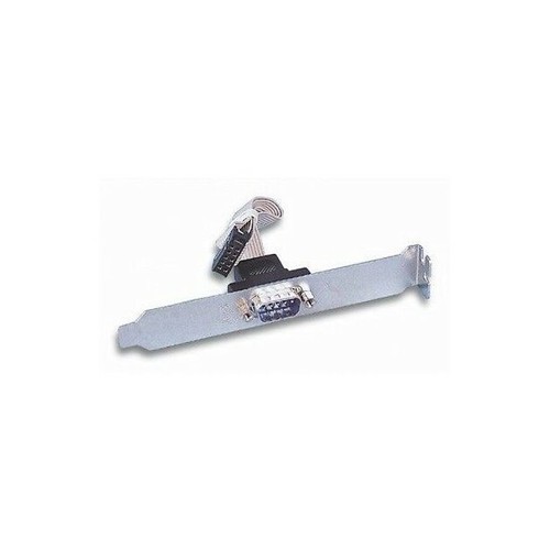 CAVETTO SLOT SCHEDA MADRE PORTA SERIALE IDC 10p. F. /D-SUB 9p. M. - Foto 2 di 2