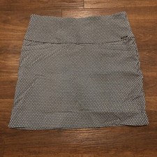 SC & CO 360 Skort Control Abdomen Negro Blanco Patrón Mujer Talla MEDIANA