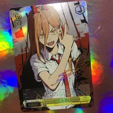 POWER CHAINSAW MAN BW 24 Goddess Waifu Anime Holo Card