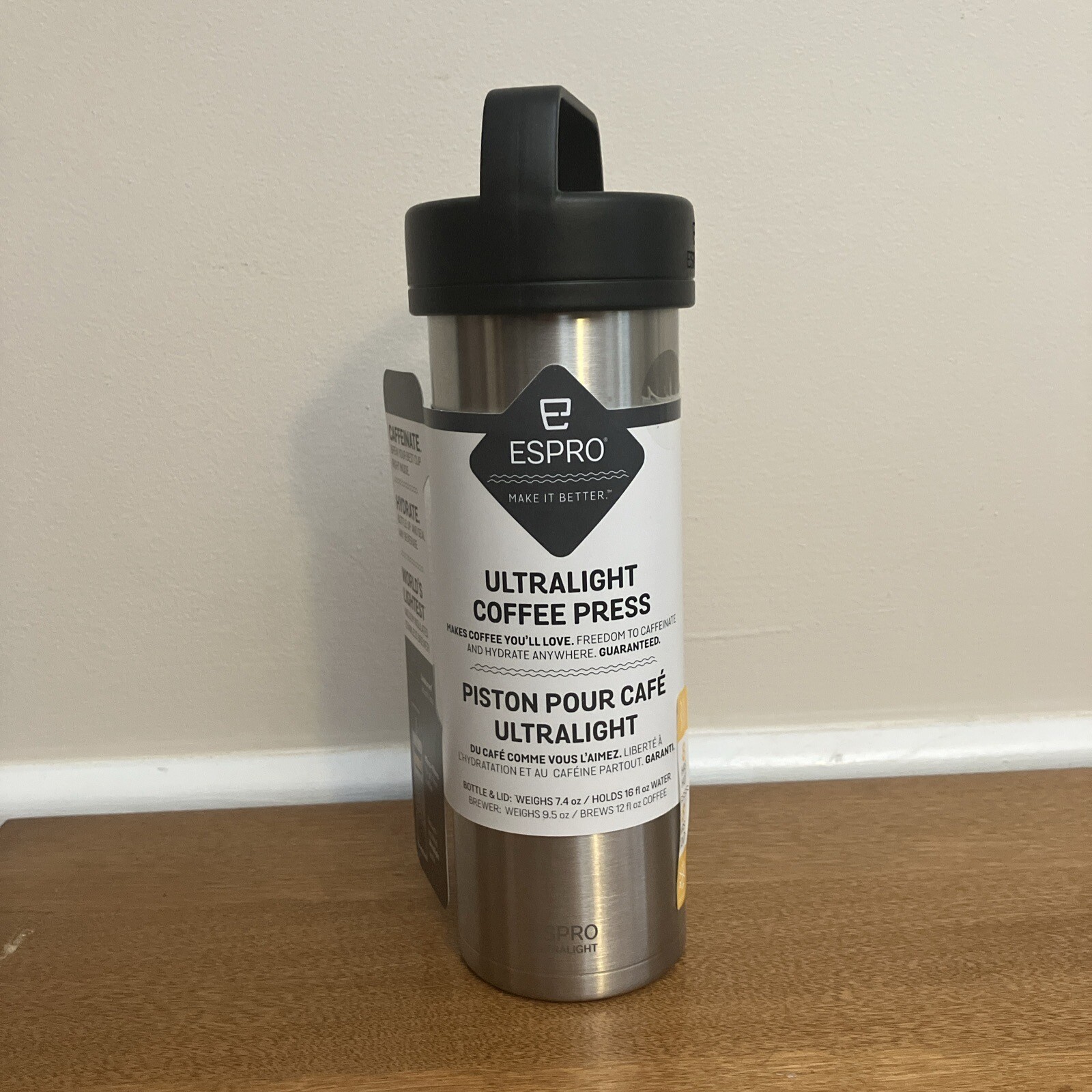 ESPRO Ultralight French Coffee Press *BRAND NEW* Stainless 16 oz Hot