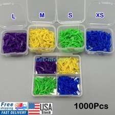 Dental Plastic Wedges Concave Design Arc Diastema Wedges Round End with Hole USA
