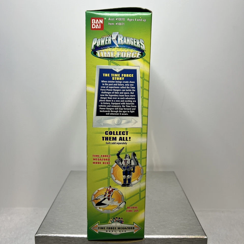 Power Rangers Time Force Megazord Mode Red Figure 8” Bandai Brand New Sealed - Image 3 of 4