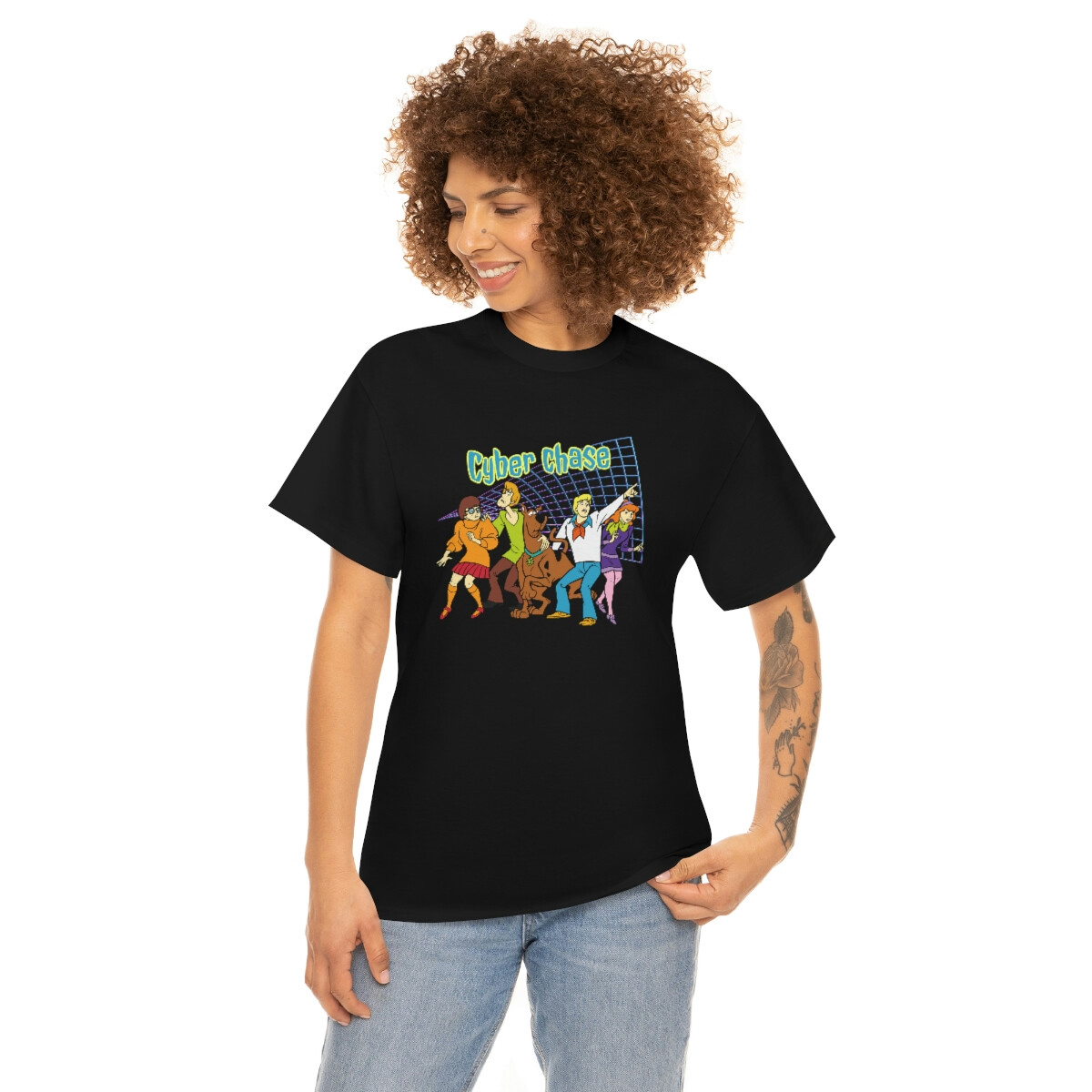 Scooby Doo Cyber Chase T-shirt, Mystery Inc Tee, Cartoon shirt | eBay