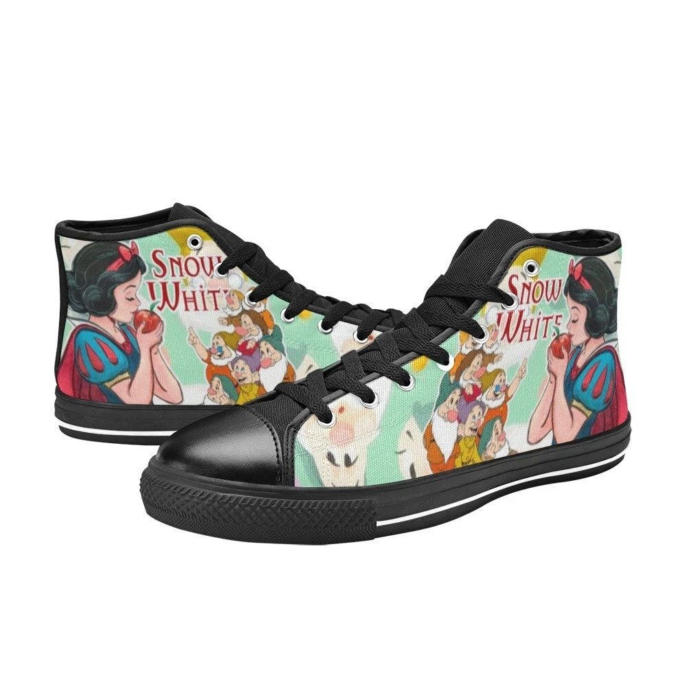 Snow White High Top Shoes Sneakers