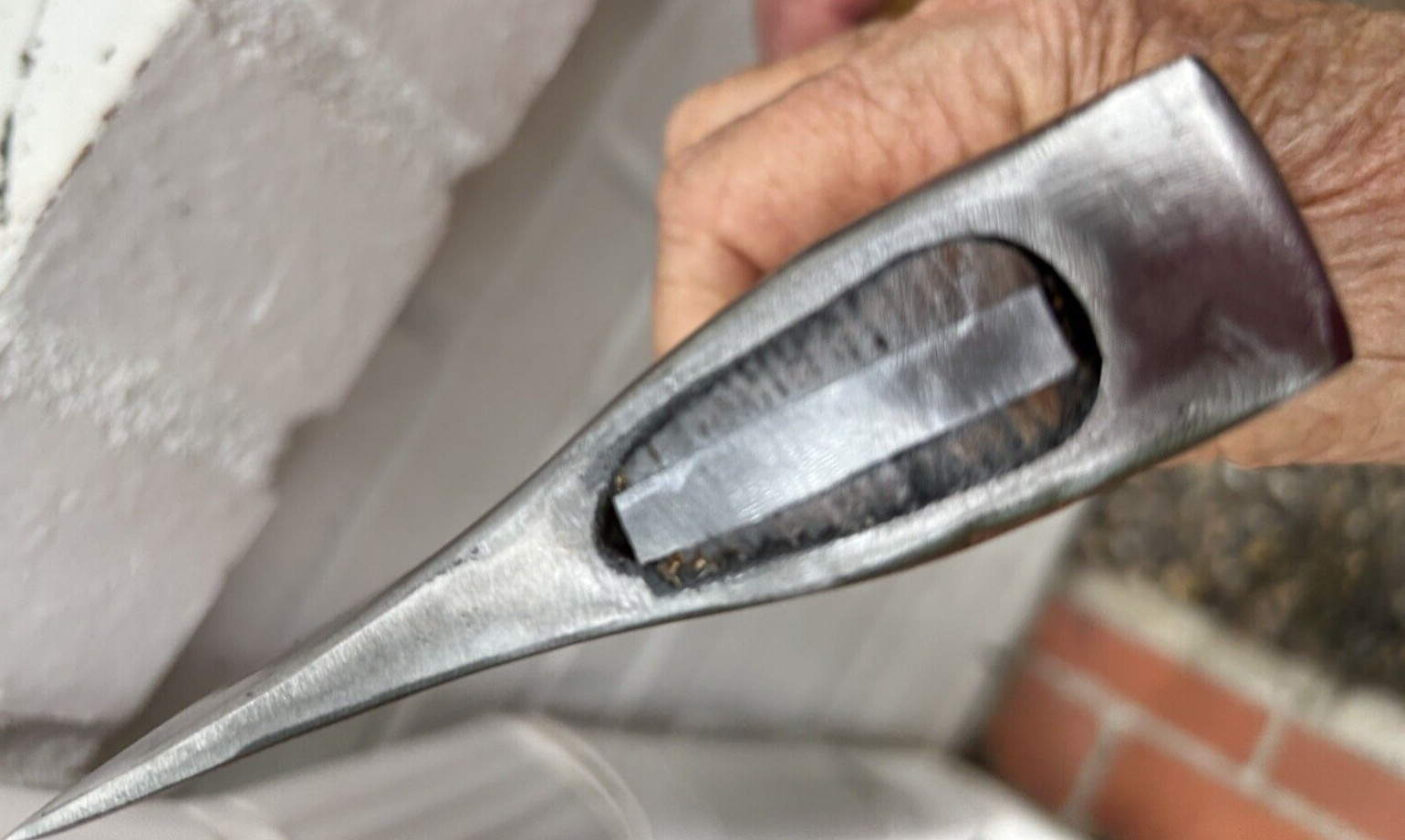 Vtg US 06 WOODINGS VERONA TRUE TEMPER Military Hatchet 1 lb 13 oz, Wood Handle