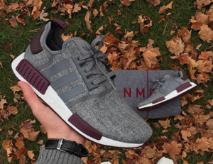 ADIDAS NMD RUNNER R1 grigio/bordeaux CQ0761, Nuovo di Zecca tutte le taglie  disponibili | eBay