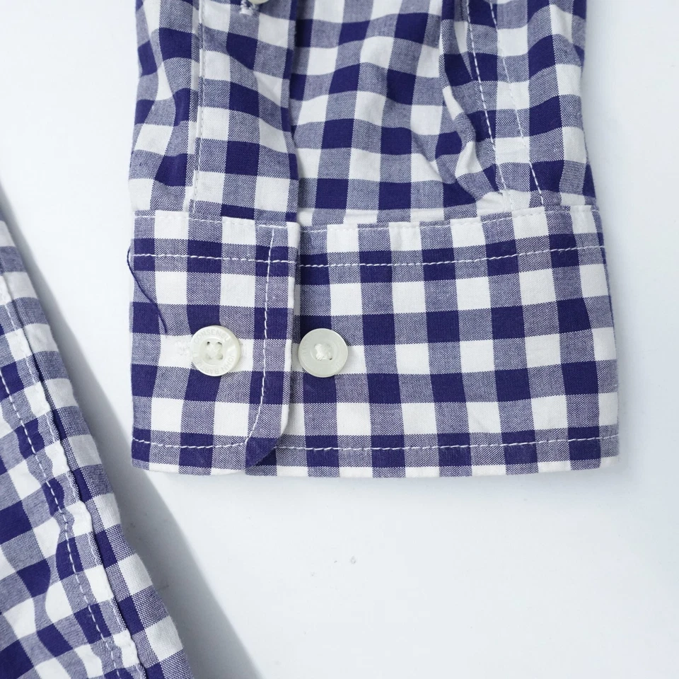 John Bartlett Consensus Essential Shirt Men's XL Blue Check Stretch Button-Down - Image 3 of 4