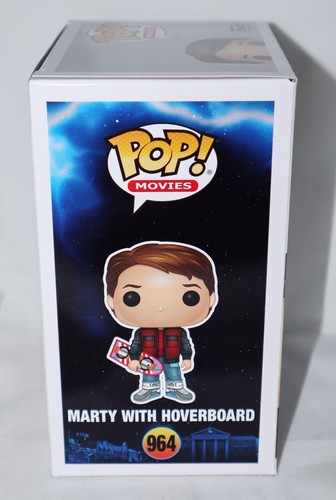 Michael J Fox Firmado Marty Hoverboard Regreso al Futuro 964 Funko POP Beckett - Imagen 6 de 8