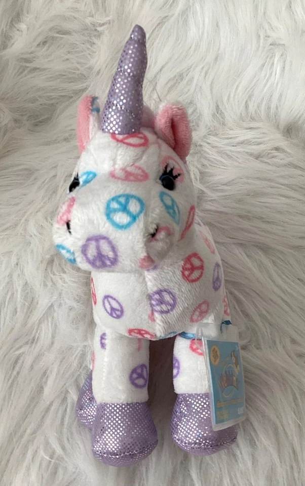 WEBKINZ PEACE UNICORN HM493 - NEW WITH SEALED CODE - FREE SHIPPING - Image 3 of 4