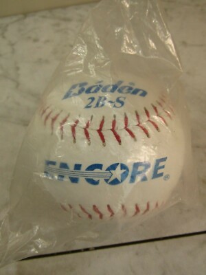 Encore MSP-47 Leather Day/Night 12 inch Baden 2B-S White Softball Unopened Pkg