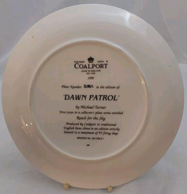 Coalport ' Dawn Patrol ' Plate | eBay UK