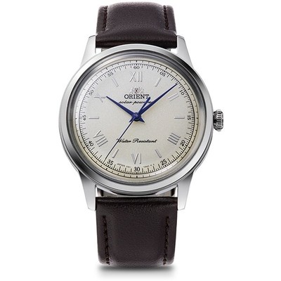 Pre-Order ORIENT Classic RN-WK0003G Bambino 38 Solar Powered Men's Leather