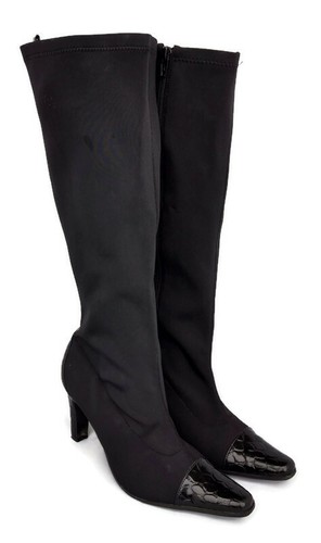 Bellini para mujer vacetta Negro Botas Altas Calcetín de rodilla alto  Tacones textil tamaño 8 M | eBay