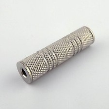 3.5mm Female to Female Adapter Nickel 1/8 Inch Stereo Coupler Aux Cord Connector