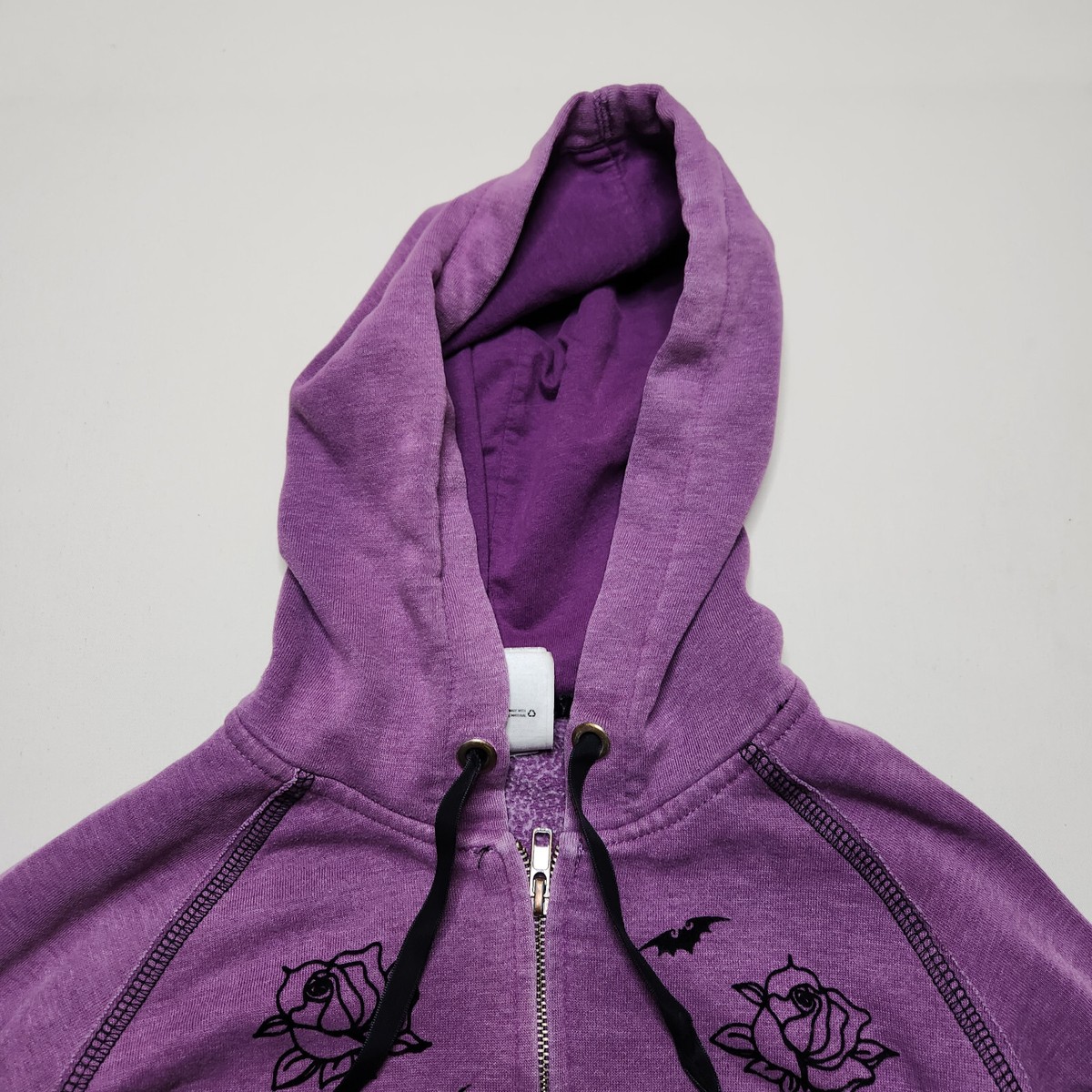 Disney Nightmare Before Christmas Zip Up Hoodie Long Sleeve
