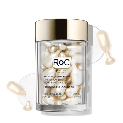 RoC Retinol Correxion Anti-Aging Wrinkle Night 0.35 Fl Oz (Pack of 1), WHITE 