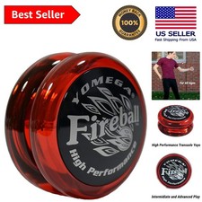 Yomega Fireball YoYo: Durable Red/Black Design for Pro-Level Trick Performance